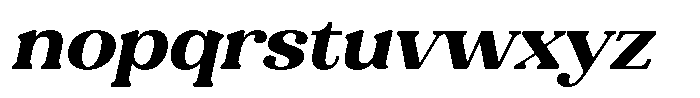 Refagio Extra Bold Italic Font LOWERCASE