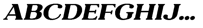 Refagio Extra Bold Semi Expanded Italic Font UPPERCASE