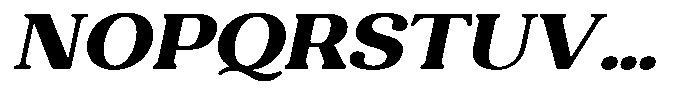 Refagio Extra Bold Semi Expanded Italic Font UPPERCASE