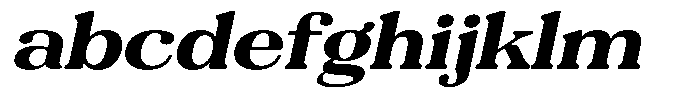 Refagio Extra Bold Semi Expanded Italic FONT