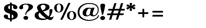 Refagio Extra Bold Semi Expanded Font OTHER CHARS