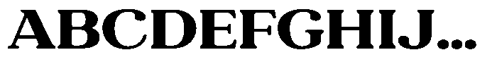 Refagio Extra Bold Semi Expanded Font UPPERCASE