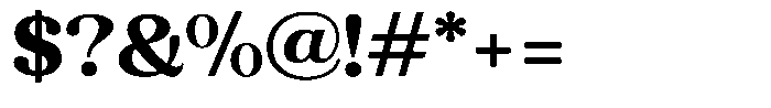 Refagio Extra Bold Font OTHER CHARS