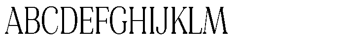 Refagio Extra Light Condensed Font UPPERCASE