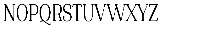 Refagio Extra Light Condensed Font UPPERCASE