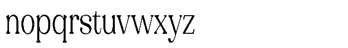 Refagio Extra Light Condensed Font LOWERCASE