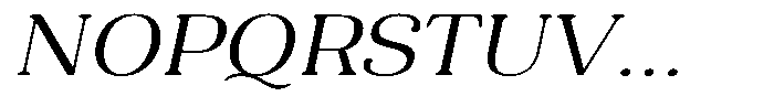 Refagio Extra Light Expanded Italic Font UPPERCASE