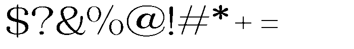 Refagio Extra Light Expanded Font OTHER CHARS