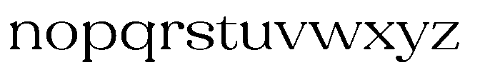 Refagio Extra Light Expanded Font LOWERCASE