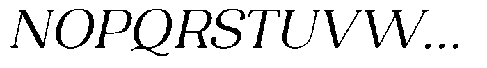 Refagio Extra Light Sem Exp Italic Font UPPERCASE