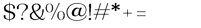 Refagio Extra Light Semi Expanded Font OTHER CHARS
