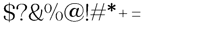 Refagio Extra Light Font OTHER CHARS