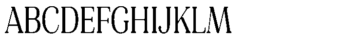 Refagio Light Condensed Font UPPERCASE
