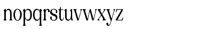 Refagio Light Condensed Font LOWERCASE