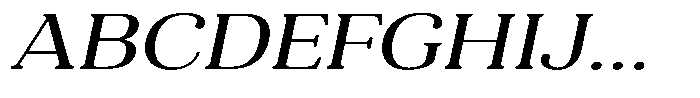 Refagio Light Expanded Italic Font UPPERCASE