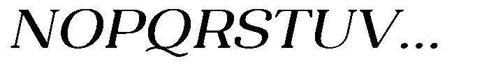 Refagio Light Expanded Italic Font UPPERCASE