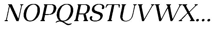 Refagio Light Italic Font UPPERCASE