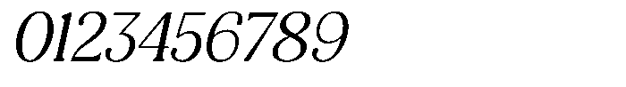 Refagio Light Semi Condensed Italic Font OTHER CHARS