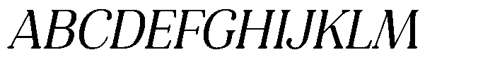Refagio Light Semi Condensed Italic Font UPPERCASE