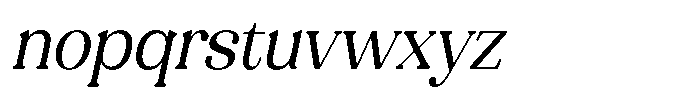 Refagio Light Semi Condensed Italic Font LOWERCASE