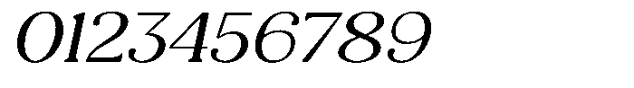 Refagio Light Semi Expanded Italic Font OTHER CHARS