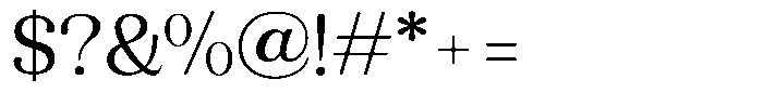 Refagio Light Font OTHER CHARS