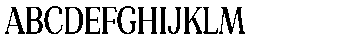 Refagio Medium Condensed Font UPPERCASE