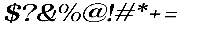 Refagio Medium Expanded Italic Font OTHER CHARS