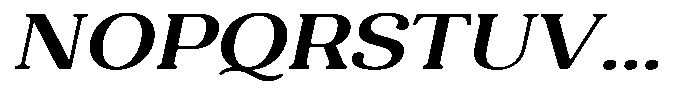 Refagio Medium Expanded Italic Font UPPERCASE