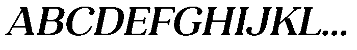 Refagio Medium Italic Font UPPERCASE