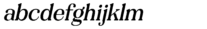 Refagio Medium Semi Condensed Italic FONT