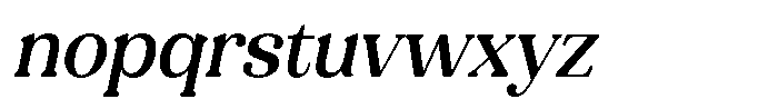 Refagio Medium Semi Condensed Italic Font LOWERCASE