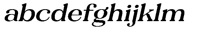 Refagio Medium Semi Expanded Italic FONT