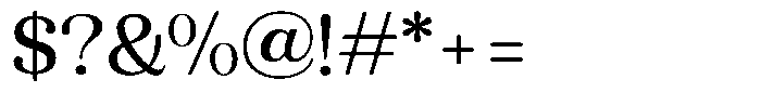 Refagio Regular Font OTHER CHARS