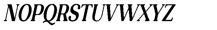 Refagio Semi Bold Condensed Italic Font UPPERCASE