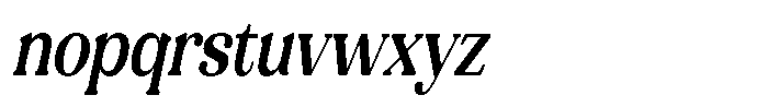 Refagio Semi Bold Condensed Italic Font LOWERCASE
