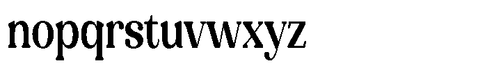 Refagio Semi Bold Condensed Font LOWERCASE