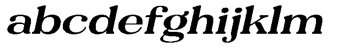 Refagio Semi Bold Expanded Italic FONT