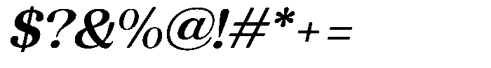 Refagio Semi Bold Italic Font OTHER CHARS