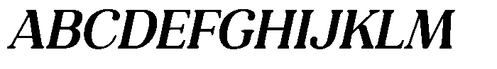 Refagio Semi Bold Semi Condensed Italic Font UPPERCASE
