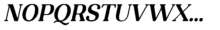 Refagio Semi Bold Semi Condensed Italic Font UPPERCASE