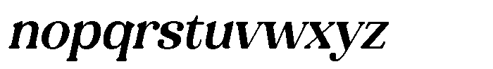 Refagio Semi Bold Semi Condensed Italic Font LOWERCASE