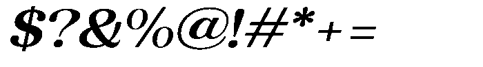 Refagio Semi Bold Semi Expanded Italic Font OTHER CHARS
