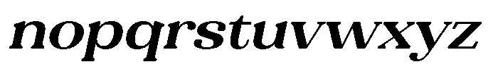 Refagio Semi Bold Semi Expanded Italic Font LOWERCASE