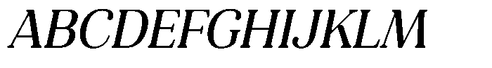 Refagio Semi Condensed Italic Font UPPERCASE