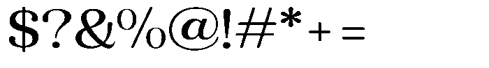 Refagio Semi Expanded Font OTHER CHARS