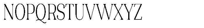 Refagio Thin Condensed Font UPPERCASE