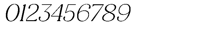 Refagio Thin Italic Font OTHER CHARS