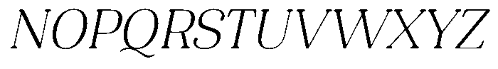 Refagio Thin Italic Font UPPERCASE