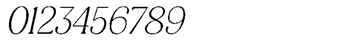 Refagio Thin Semi Condensed Italic Font OTHER CHARS